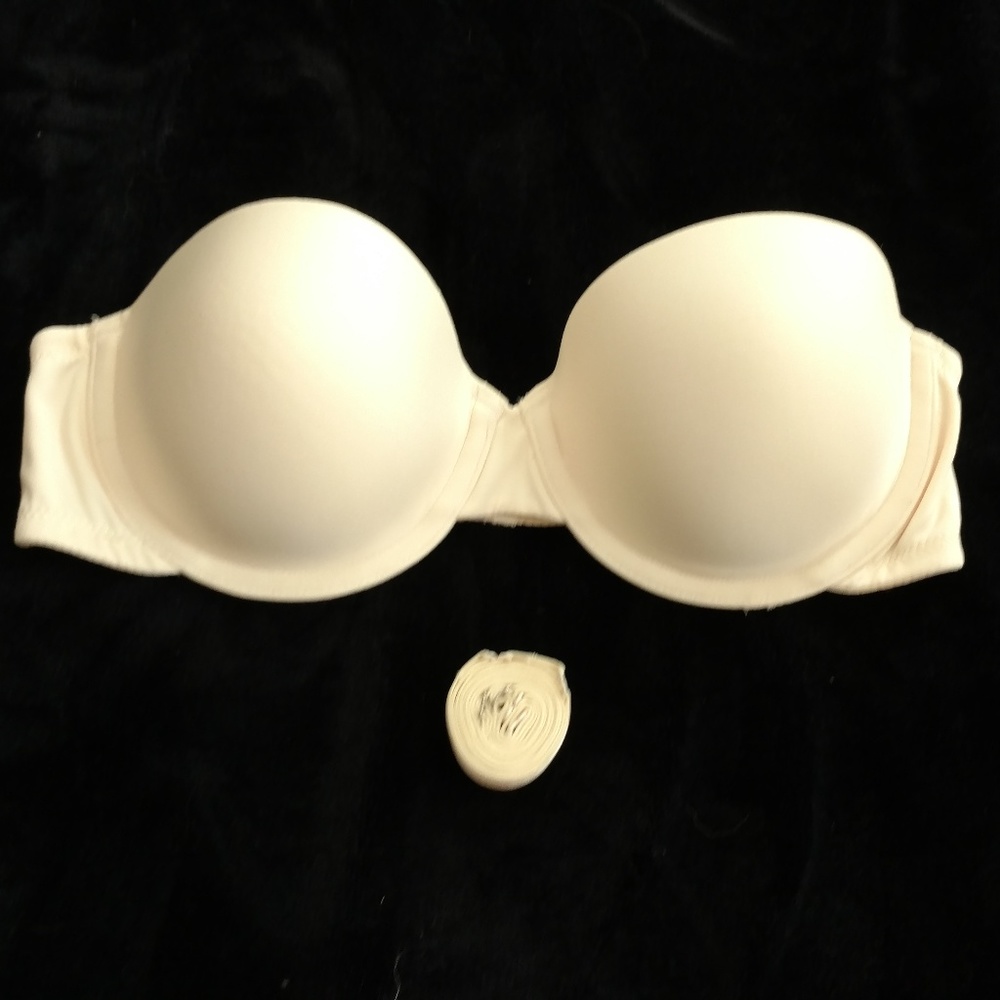 Ivory strapless Bra - Rendezvous